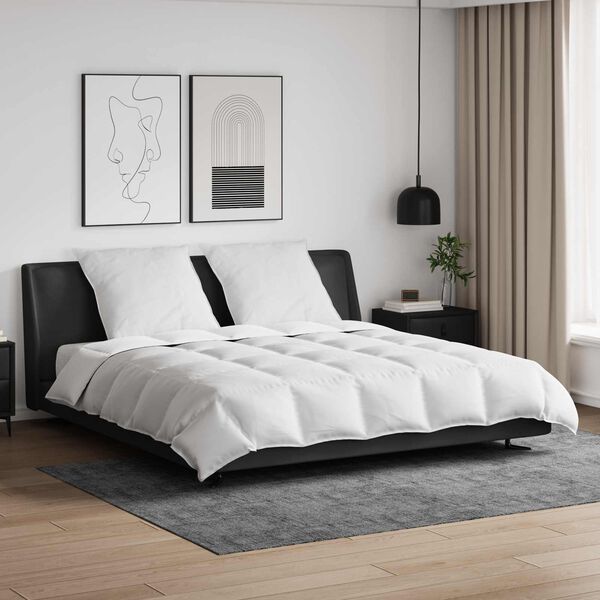 vidaXL Juego de Edred&oacute;n con almohada 3 pcs Pluma de pato