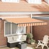 vidaXL Toldo Amarillo y Naranja 350 x 250 x 165 cm Poli&eacute;ster