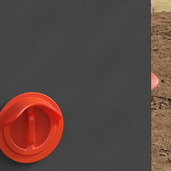 vidaXL Comedero para pollos Negro 32,5 x 20,5 x 43 cm