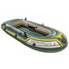 Intex Barca inflable Seahawk 2 con motor de arrastre y soporte