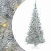 vidaXL &Aacute;rbol de Navidad Plateado 210 cm PET