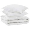 vidaXL Edred&oacute;n de todas las estaciones con almohada 3 pcs Microfibra