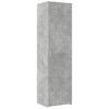 vidaXL Aparador de madera de ingenier&iacute;a gris hormig&oacute;n 50x42,5x185 cm