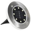 vidaXL L&aacute;mparas solares de suelo 8 unidades luces LED blanco c&aacute;lido