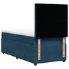 vidaXL Cama box spring con colch&oacute;n terciopelo azul 100x200 cm