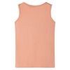 Camiseta de tirantes infantil naranja claro 104