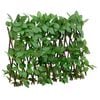 vidaXL Enrejado valla expandible de hiedra artificial verde 180x30 cm