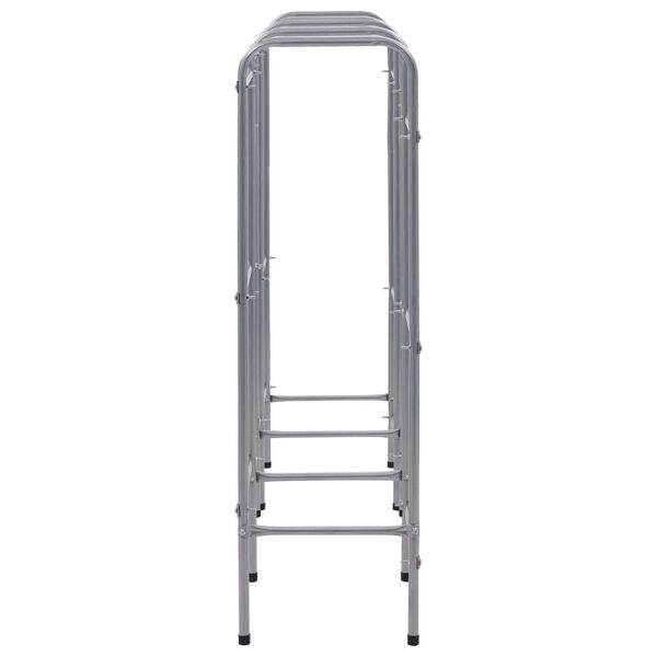 vidaXL Estanter&iacute;a almacenaje para 9 cajas acero plateado 145x33x116 cm