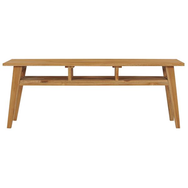vidaXL Mueble para TV madera maciza de teca 120x35x45 cm