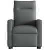 vidaXL Sill&oacute;n el&eacute;ctrico reclinable elevable de tela gris oscuro