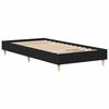 vidaXL Estructura de cama Roble Negro 193 x 93 x 25 cm