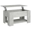 vidaXL Mesa de centro madera de ingenier&iacute;a gris hormig&oacute;n 79x49x41 cm
