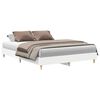 vidaXL Estructura de cama sin colch&oacute;n blanca 150x200 cm