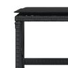vidaXL Set comedor de jard&iacute;n con cojines 13 pzas rat&aacute;n sint&eacute;tico negro