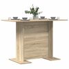 vidaXL Mesa de comedor madera contrachapada roble sonoma 110x60x75cm