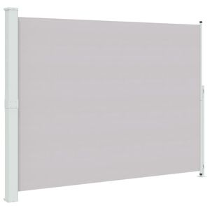 vidaXL Toldo lateral retr&aacute;ctil para patio gris 220x300 cm