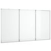 vidaXL Pizarra magn&eacute;tica plegable aluminio 180x100x1,7 cm