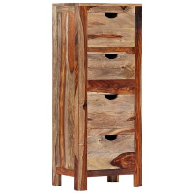 vidaXL Cajonera de madera maciza de Sheesham 40x30x100 cm