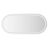 vidaXL Espejo de ba&ntilde;o LED Transparente 80 x 35 cm vidrio templado