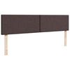 vidaXL Estructura de cama otomana con colch&oacute;n marr&oacute;n oscuro 200x200 cm