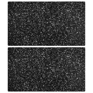 vidaXL Tablas de cortar 2 uds patr&oacute;n de granito vidrio templado