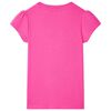 Camiseta infantil rosa oscuro 128