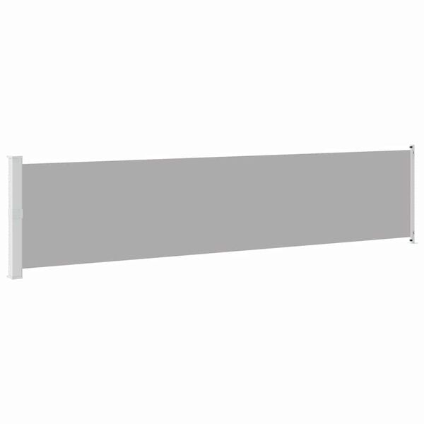 vidaXL Toldo lateral retr&aacute;ctil para patio gris 140x600 cm