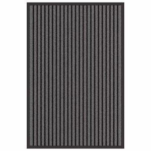 vidaXL Felpudo Negro 60 x 90 cm Polipropileno