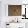 vidaXL Armario de pared cocina Porto madera ingenier&iacute;a roble marr&oacute;n