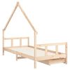 vidaXL Estructura de cama infantil con cajones madera pino 90x190 cm