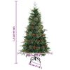 vidaXL &Aacute;rbol de Navidad artificial con ramas articuladas Verde 120 cm