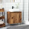 vidaXL Armario de ba&ntilde;o madera de ingenier&iacute;a envejecida 58x33x60 cm
