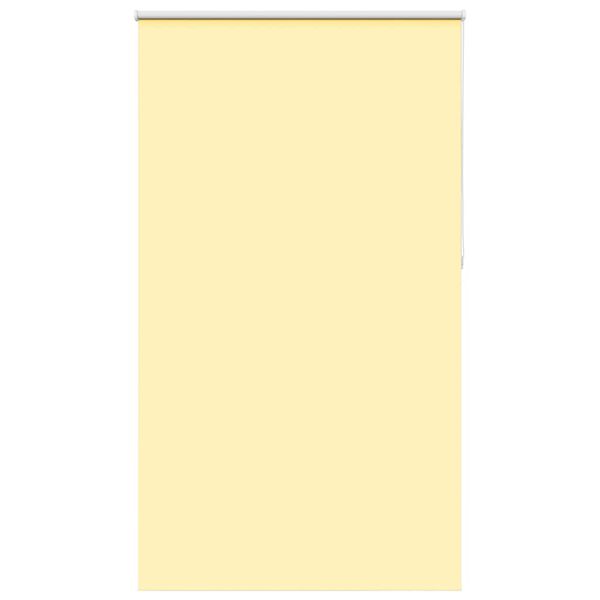 cmvidaXL Estor Enrollable Opaco Amarillo 135x210 cm Tela Ancho 131,6cm