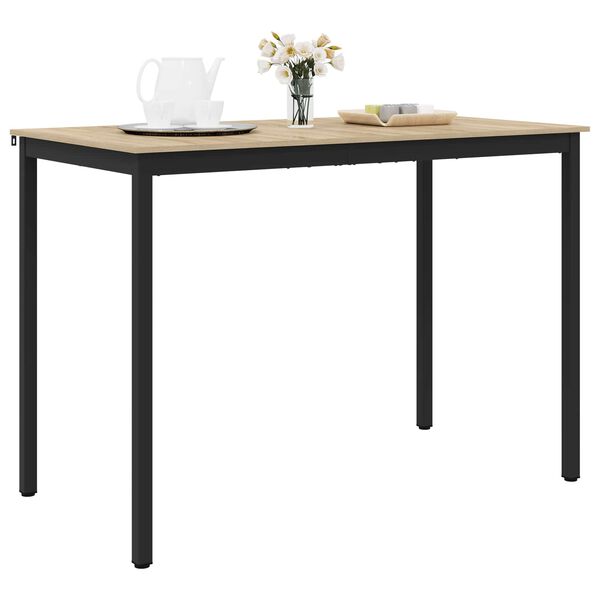 vidaXL Mesa de barra de pie Madera de ingenier&iacute;a