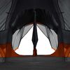 vidaXL Tienda familiar tipi para 8 personas impermeable gris naranja