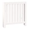 vidaXL Cubierta de radiador madera maciza de pino blanco 79,5x19x84 cm