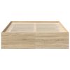 vidaXL Estructura de cama roble Sonoma 120x200 cm