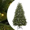 vidaXL &Aacute;rbol de Navidad artificial 240 cm 300 LED Blanco C&aacute;lido Verde