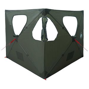 vidaXL Tienda de Caza 145 x 145 x 150 cm Verde militar