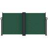 vidaXL Toldo lateral retr&aacute;ctil verde oscuro 120x600 cm