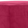 vidaXL Banco de terciopelo rojo vino tinto 100x35x41 cm