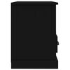 vidaXL Mueble para TV madera contrachapada negro 80x35x50 cm