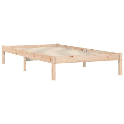 Estructura de cama Marco de Cama Somier de Cama madera maciza pino
