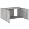vidaXL Armario de pared madera de ingenier&iacute;a gris Sonoma 80x39x40 cm