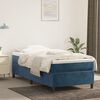 vidaXL Estructura de cama con somier terciopelo azul oscuro 80x200 cm