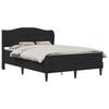 vidaXL Estructura de cama con cabecera Negro 140 x 200 cm Terciopelo
