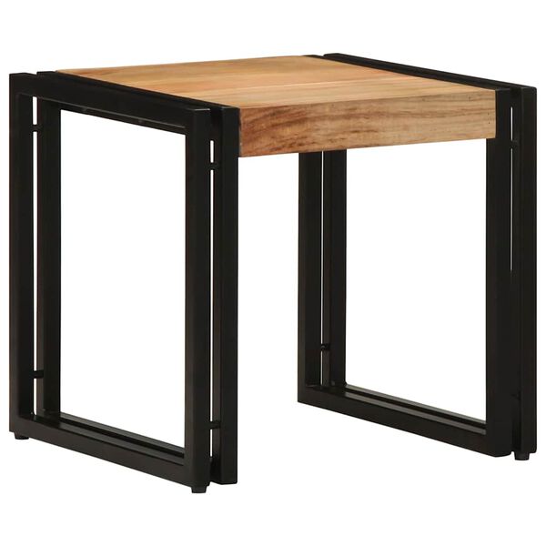 vidaXL Mesa de Caf&eacute; Marr&oacute;n 40 x 40 x 38 cm Madera de Acacia S&oacute;lida