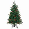 vidaXL &Aacute;rbol de Navidad artificial Verde 120 cm PVC, Metal y Pl&aacute;stico