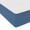 vidaXL Estructura de cama con colch&oacute;n Azul 120 x 200 cm tela