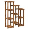 vidaXL Soporte de plantas Natural 85 x 30 x 114,5 cm
